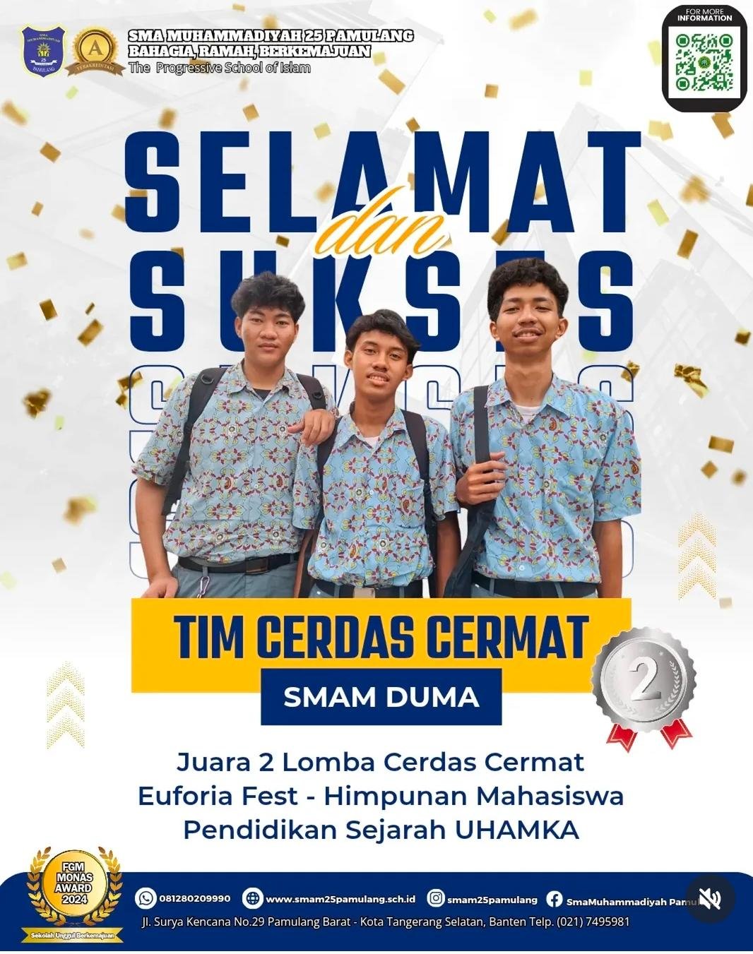 Cerdas Cermat Euforia Fest-Himpunan Mahasiswa Pendidikan Sejarah UHAMKA
