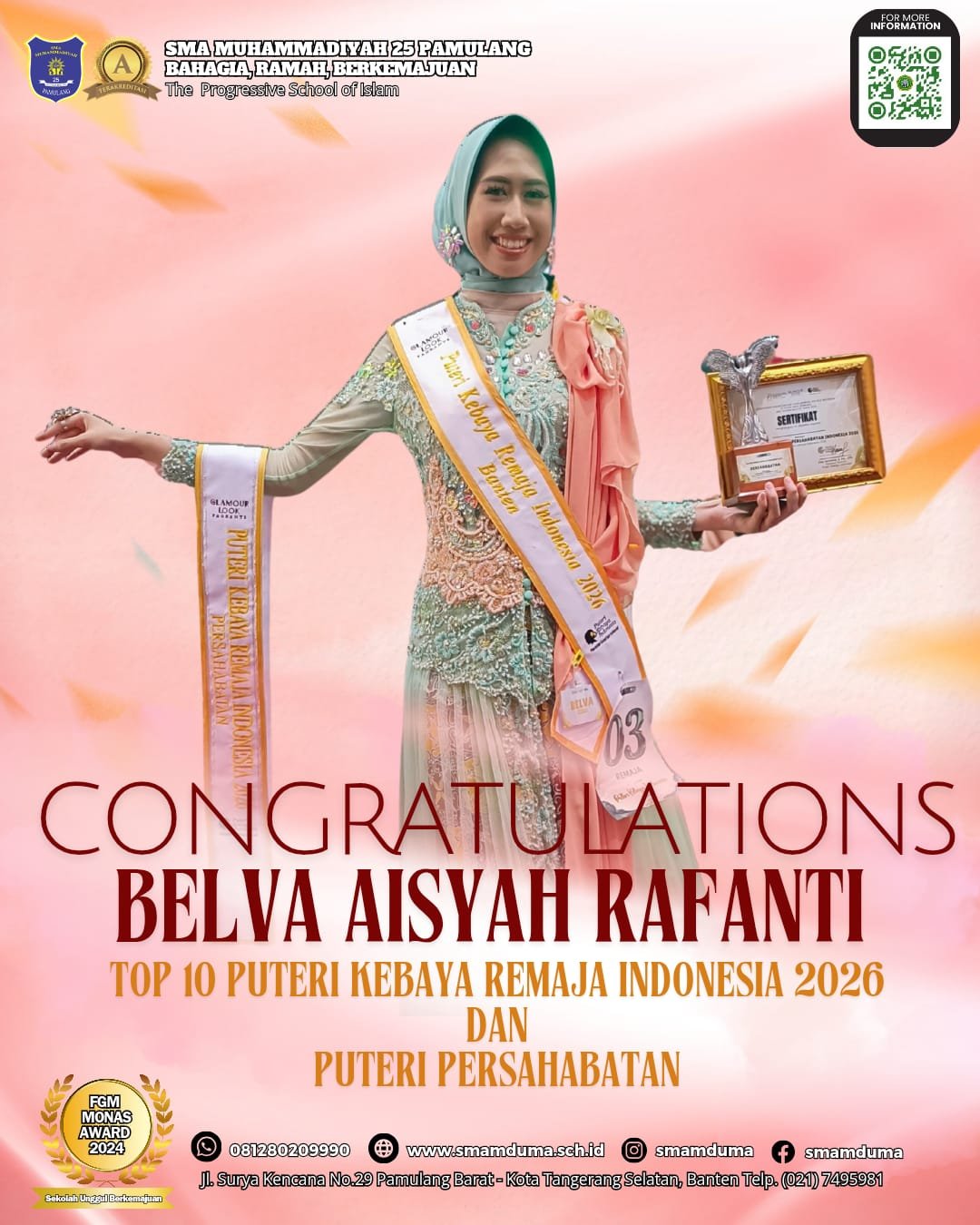 Puteri Kebaya Remaja Indonesia 2026